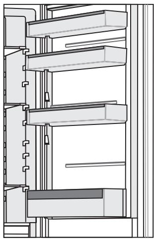 GORENJE NRKI4181E3 - BALCONNETS COULISSANTS RÉGLABLES - 1