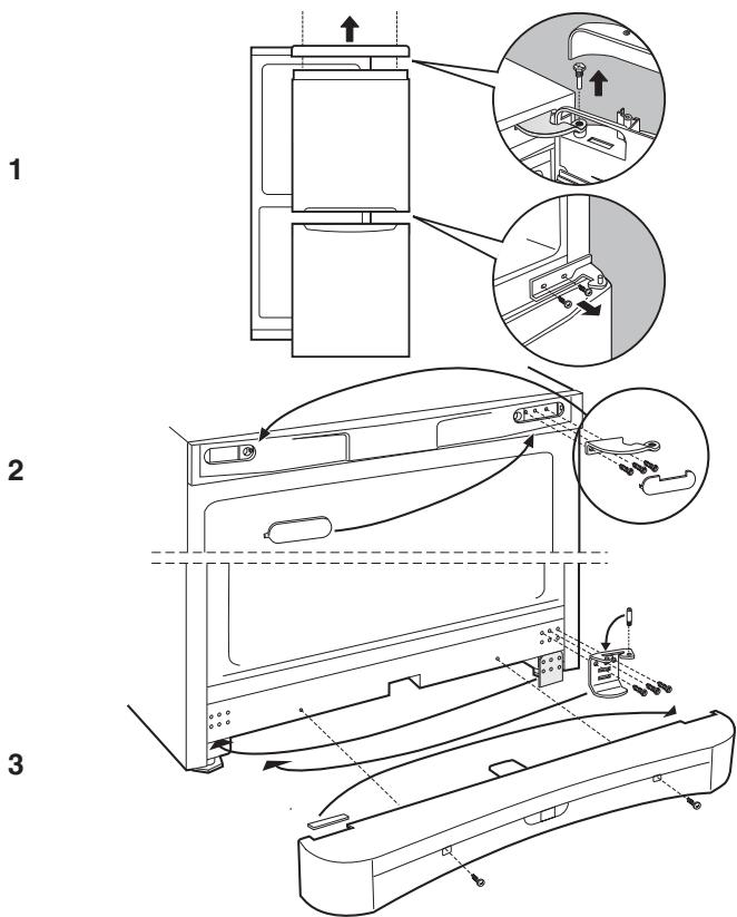 INDESIT NBAA13V - Reversibility de la aperture de las puertas - 1