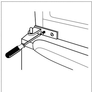 BRANDT BFC7527SW - Inverser le (:é d'ouverture de la porte - 9