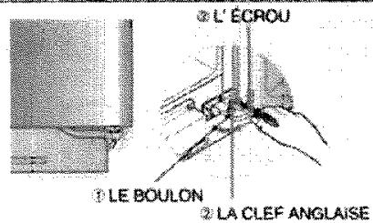 ROSIERES RSBS540 - - Reglez la hauteur des portes du frigo. - 4