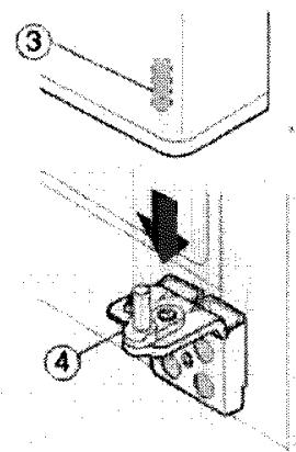 ROSIERES RSBS540 - Montage de la porte du réfrigérateur - 2