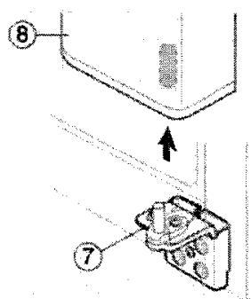 ROSIERES RSBS540 - Démontage de la porte du réfrigérateur - 3