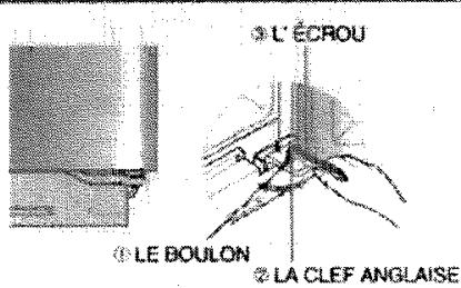 ROSIERES RSBS540 - - Reglez la hauteur des portes du frigo. - 8