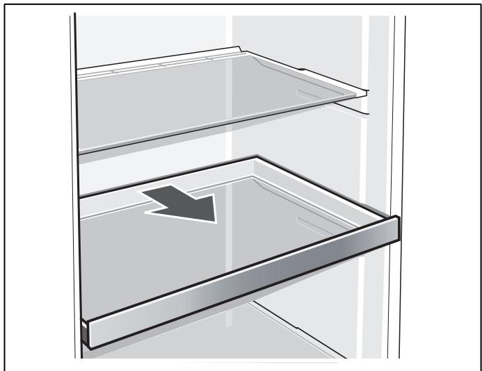 GAGGENAU RC 282 203 - Ausziehbare Glasablage - 1