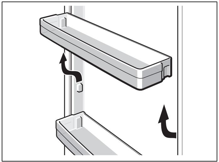 GAGGENAU RC 282 203 - Sortir les supports en contre-porte - 1