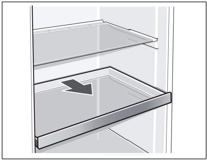 GAGGENAU RC 282 203 - Clayette coulissante en verre - 1
