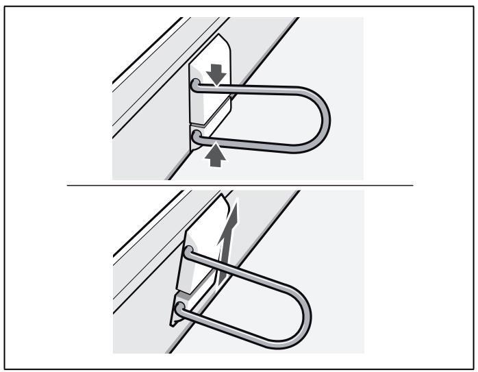 GAGGENAU RC 282 203 - Extraire le porte-bouteilles - 1