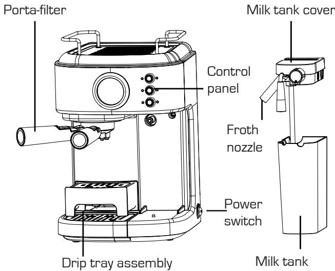 SWAN SK22150 - MAIN PARTS - 2