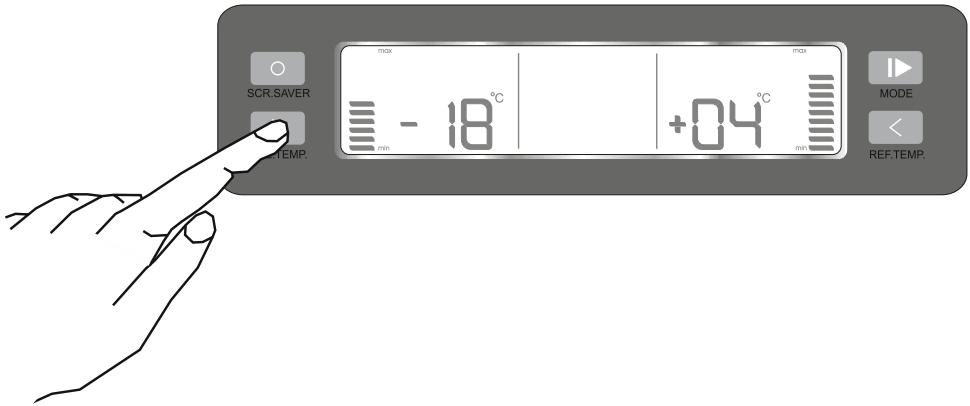 ELECTROLUX EJF5442AO - Réglage de la température du compartiment de congélation - 1