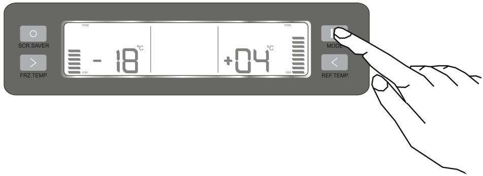 ELECTROLUX EJF5442AO - Switching on the appliance - 1