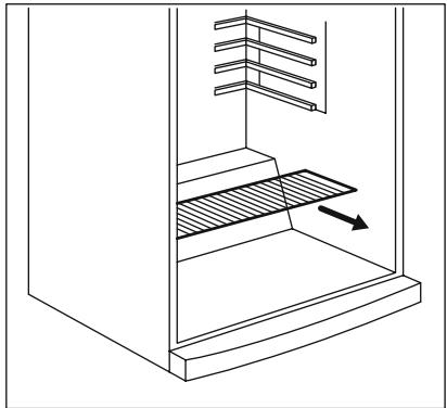 ELECTROLUX EJF5442AO - Third Step: Taking out the crisper cover - 1