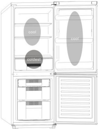 CANDY CMGN6184W - Gdje pohranjivati vašu hranu u hladnjaku - 1