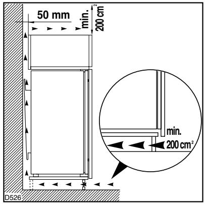 BRANDT SA2363E - Aufstellung - 1