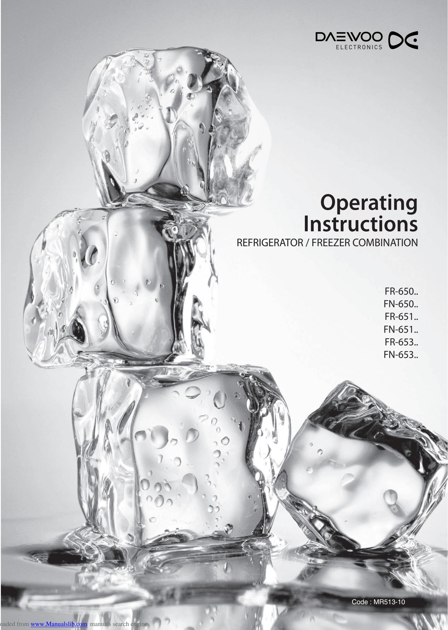 DAEWOO FN-655NWS - Operating Instructions - 1
