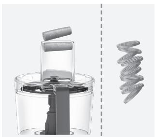 ELECTROLUX EFP7300  -  910 280 257 -  910280257 - Pour de meilleurs résultats de rape et de hachage - 1