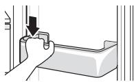 LG GB6216SDS  -  GB6216SPS - Remontage du balconnet de porte du réfrigérateur / congélateur - 2