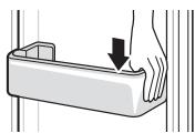 LG GB6216SDS  -  GB6216SPS - Remontage du balconnet de porte du réfrigérateur / congélateur - 1