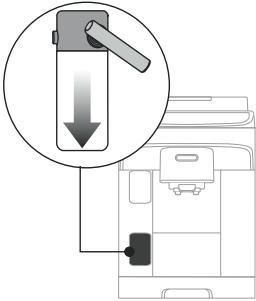 DELONGHI ECAM 290.61 - ?My Latte : كمر من الحليب تسكب إلعداد - 1