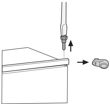 ELECTROLUX ERN16510 - Omhängning av dörr - 1