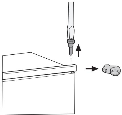 ELECTROLUX ERN16510 - Réversibilité de la porte - 1