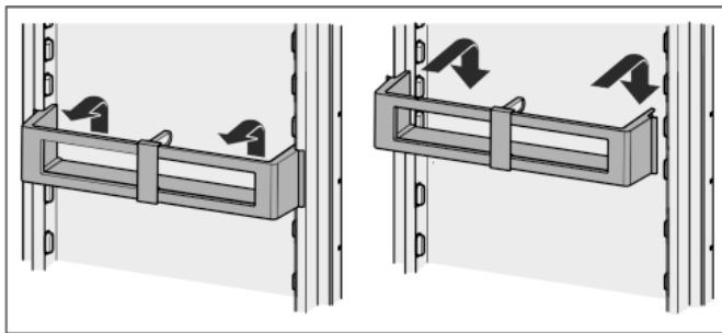 LIEBHERR ICN3356 - Déplacer les balconnets de contre-porte - 1