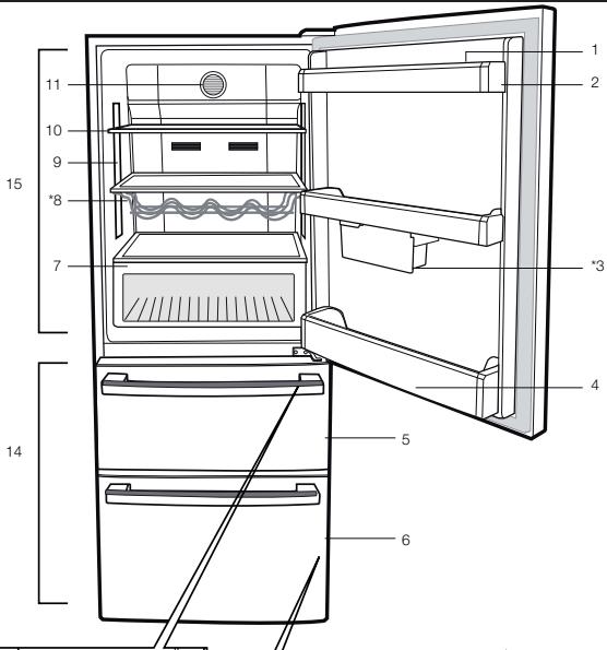 BEKO CN151930DX - Køleskab - 1