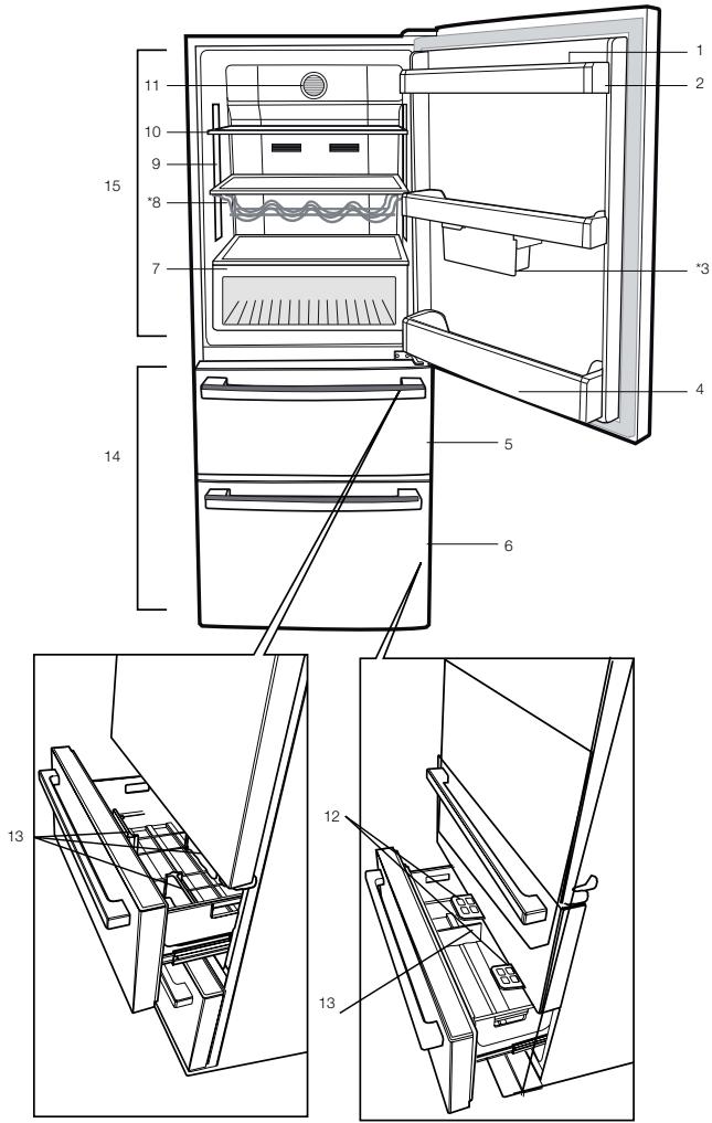 BEKO CN151930DX - Kühlschrank/Gefrierschrank - 1