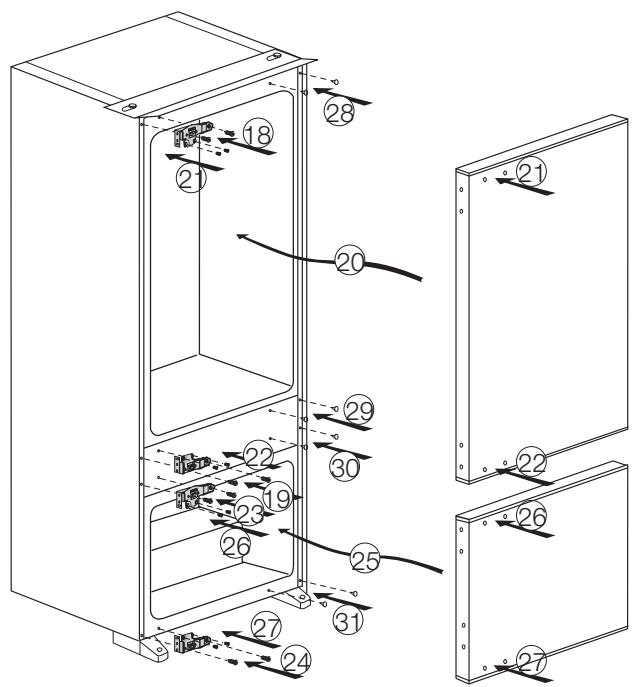 BEKO CBI7772 - Durvju ivietošana otradi - 2