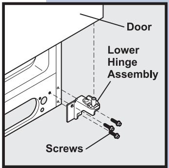 Door Lower Hinge Assembly Screws