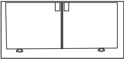 BEKO GN162330X - GN162330XBN - Einstellung der Fuße - 1