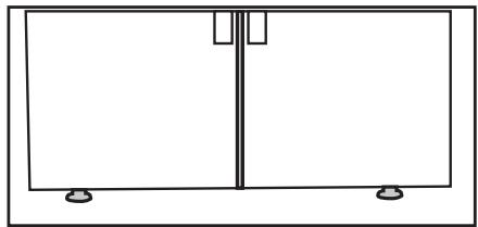 BEKO GN162330X - GN162330XBN - Adjusting the stands - 1