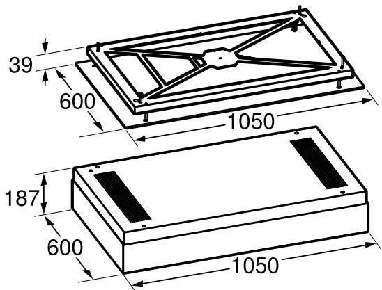 GAGGENAU AC270101 - Dimensioni apparecchio - 1