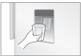 SAMSUNG RR35H6100WW - Utilisation du distributeur d'eau - 1