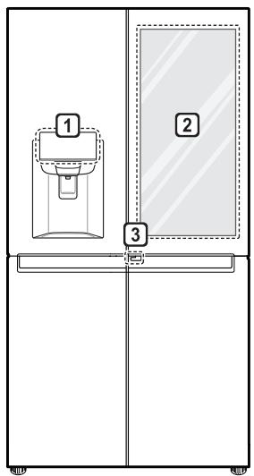 LG GMK9331MT - Pièces et fonctions - 1