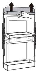 LG GMK9331MT - Retrait du casier de la Door in Door - 2