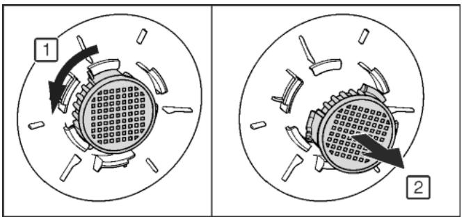LIEBHERR CBNEF 5715  -  CBNEF5735-21 - Change the FreshAir filter. - 3