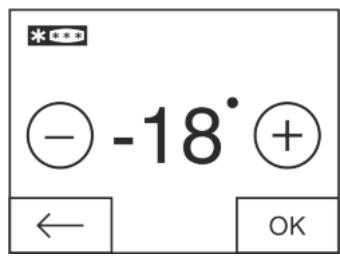 LIEBHERR CBNEF 5715  -  CBNEF5735-21 - Setting the temperature - 1