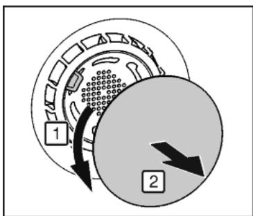 LIEBHERR CBNEF 5715  -  CBNEF5735-21 - Change the FreshAir filter. - 1