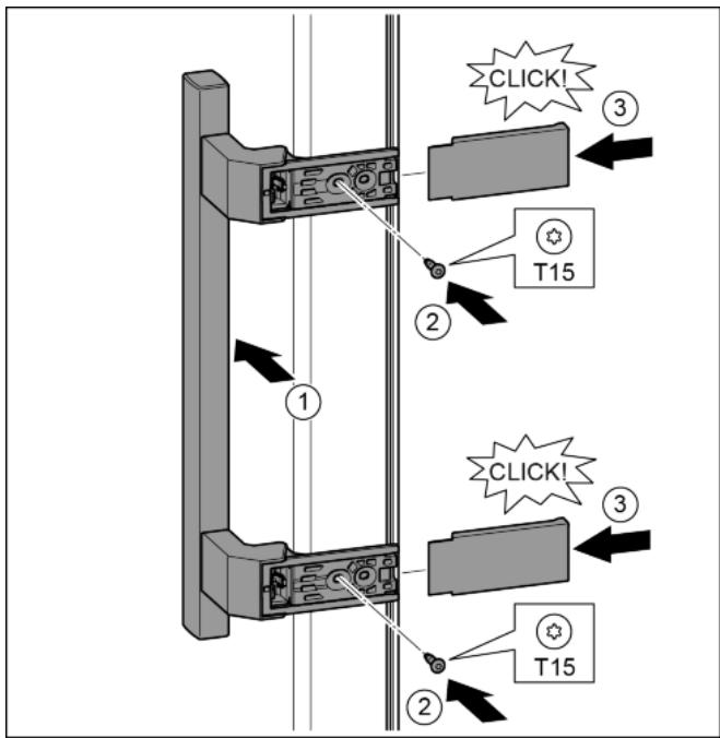 LIEBHERR CBNEF 5715  -  CBNEF5735-21 - Moving the handles to the other side - 2