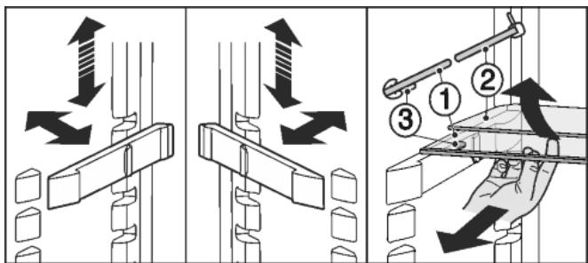LIEBHERR CBNEF 5715  -  CBNEF5735-21 - Using the sectioned shelf* - 1