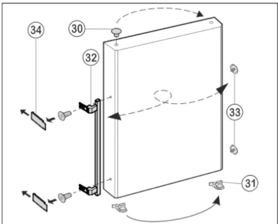LIEBHERR CNEF3515 - On both the upper and lower door: - 2