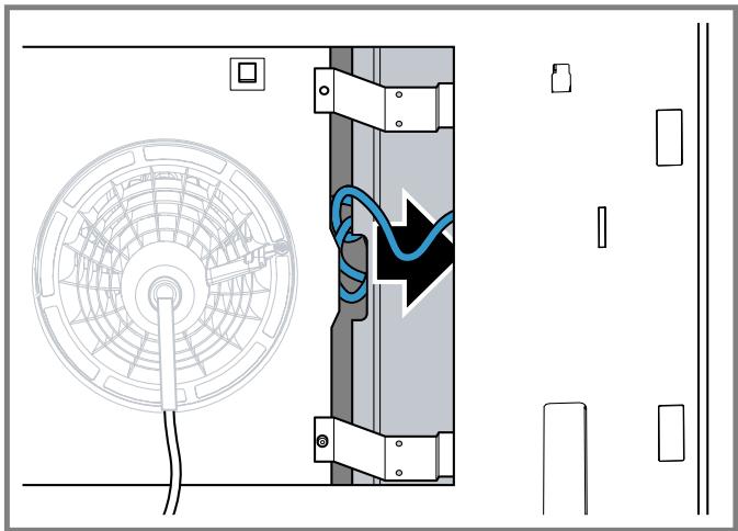 BOSCH DRC96AQ50 - Turning the air outlet to the front - 2