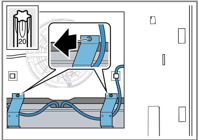 BOSCH DRC96AQ50 - Turning the air outlet clockwise - 1