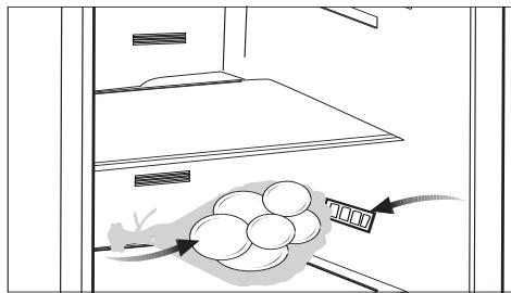 BEKO RDNE350K20W - Recommandations relatives au compartiment des produits frais *en option - 1