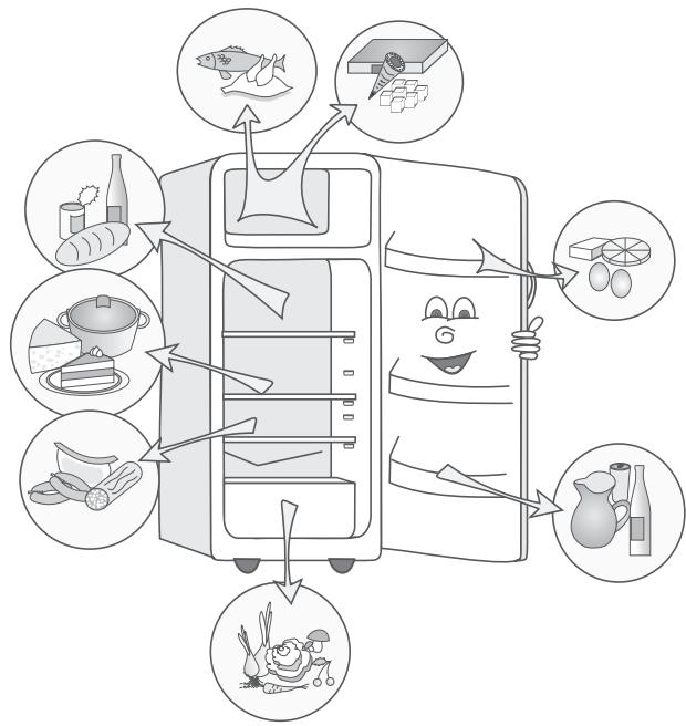 GORENJE RB6093AW - Freezer compartments: - 1