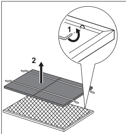 AEG DCK5970HM  -  DCK5970HR - Filtra iznemšana - 1