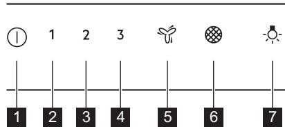 ELECTROLUX KFVD16K - Widok panelu sterowania - 1
