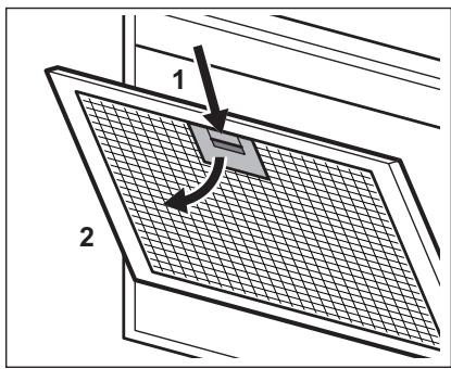 ELECTROLUX KFVD16K - Reinigen des Filters: - 1