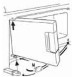 ZANUSSI ZRG10800WA - Zmiana kierunku otwierania drzwi komory zamrażalnika - 2