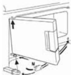 ZANUSSI ZRG10800WA - Změna směru otvíráné dveří mrazićho oddílu - 2